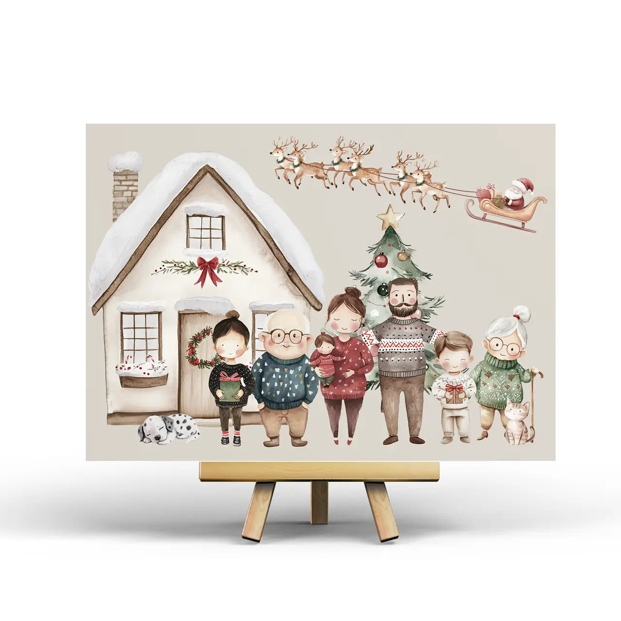 Christmas Day Postcard