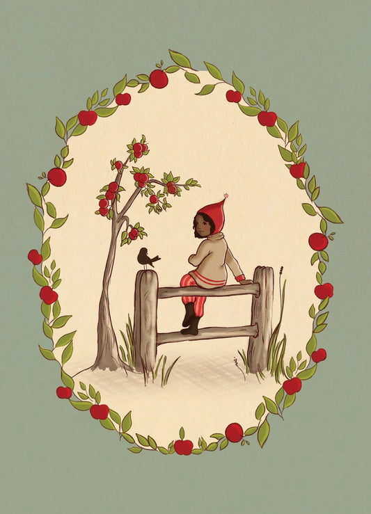 Belle & Boo Postcard "Pretty Perch"