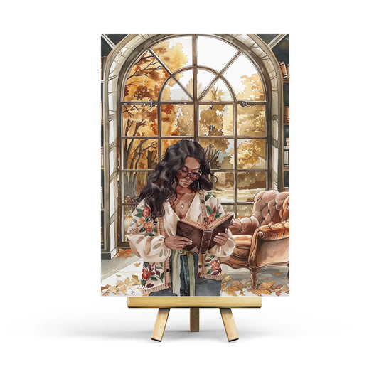 Luminous Library Postcard