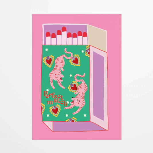 Perfect Match Postcard