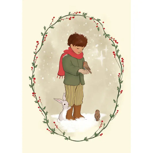 Belle & Boo Postcard "Robin"
