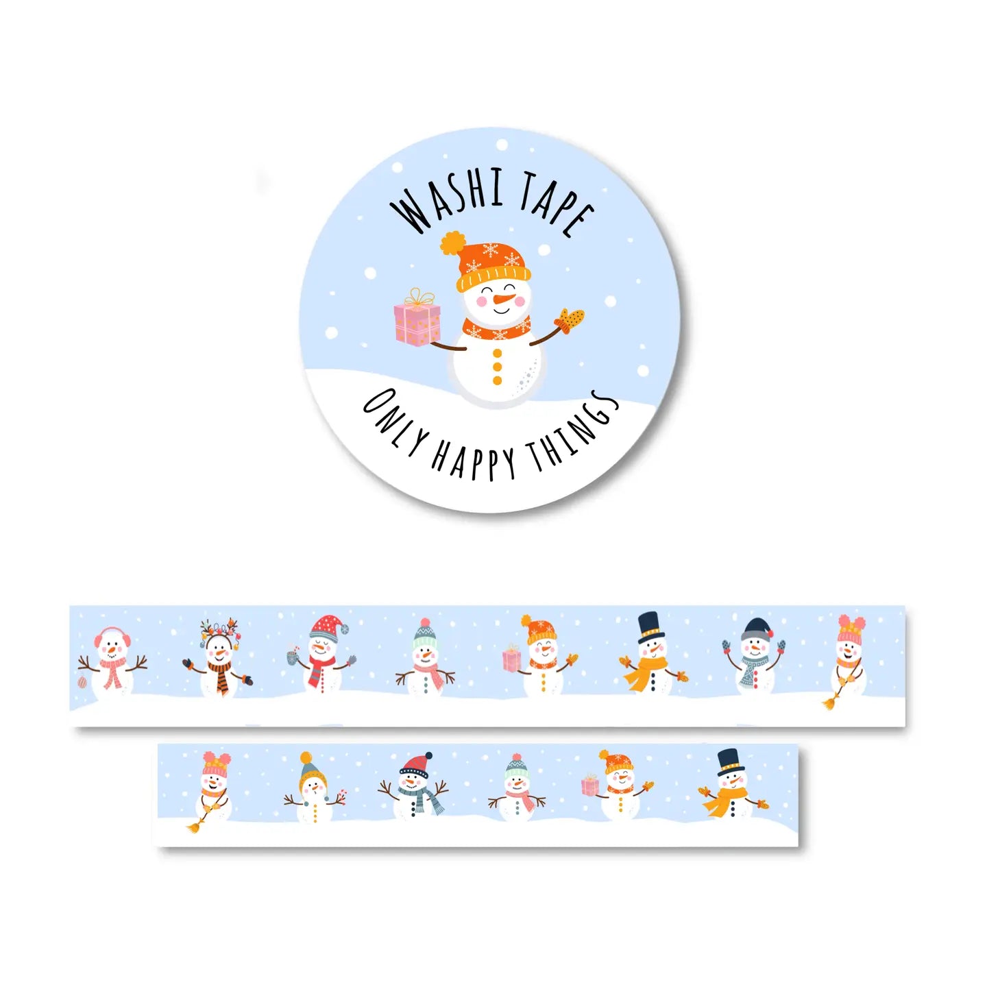 Sweet Snowmen Washi Tape
