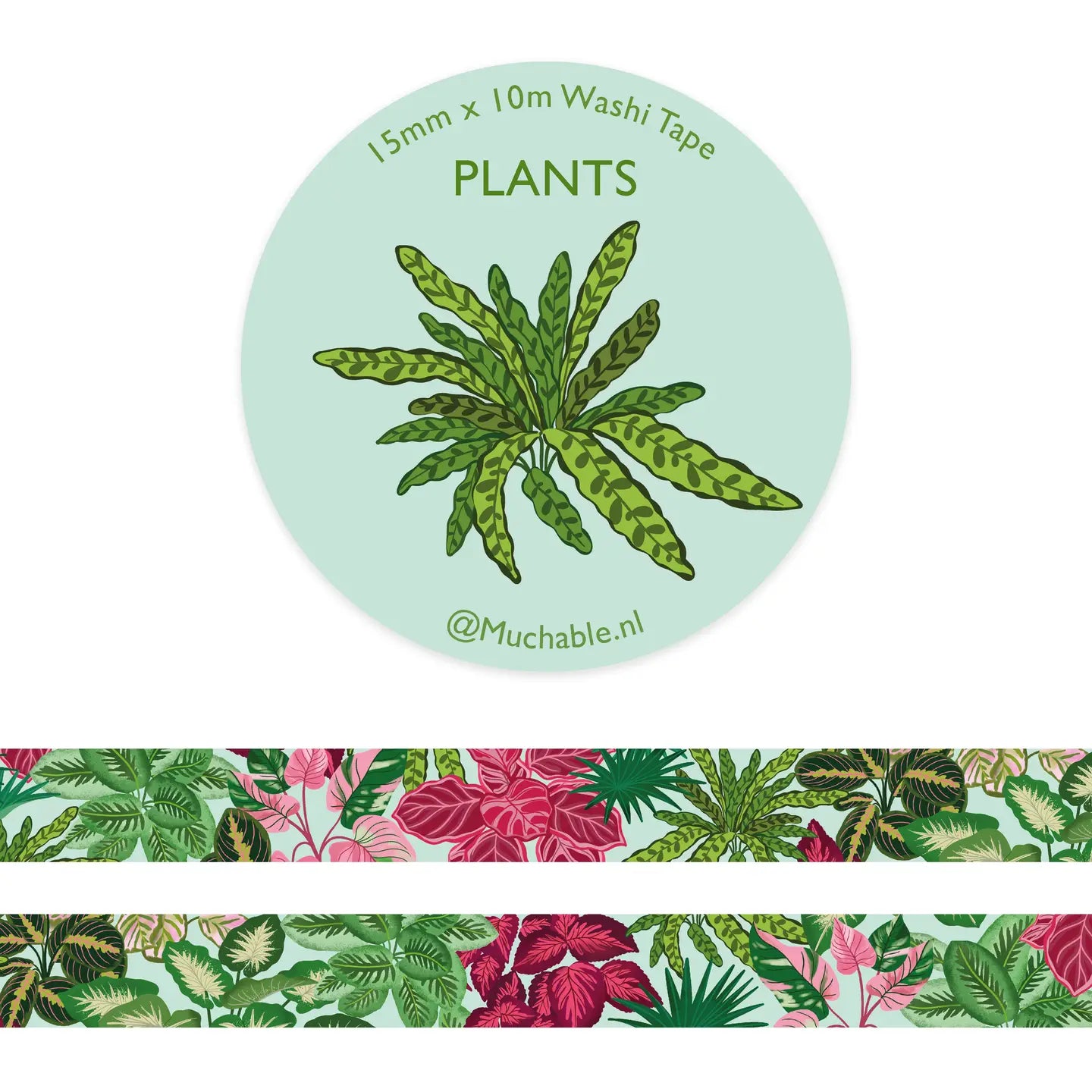 Plant Leaves Washi Tape