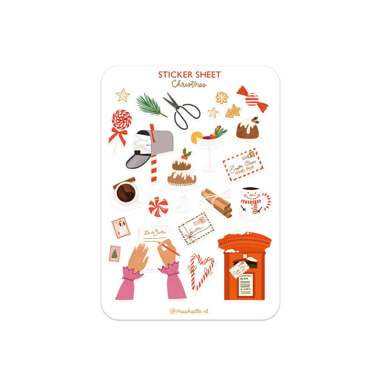 Dear Santa Sticker Sheet