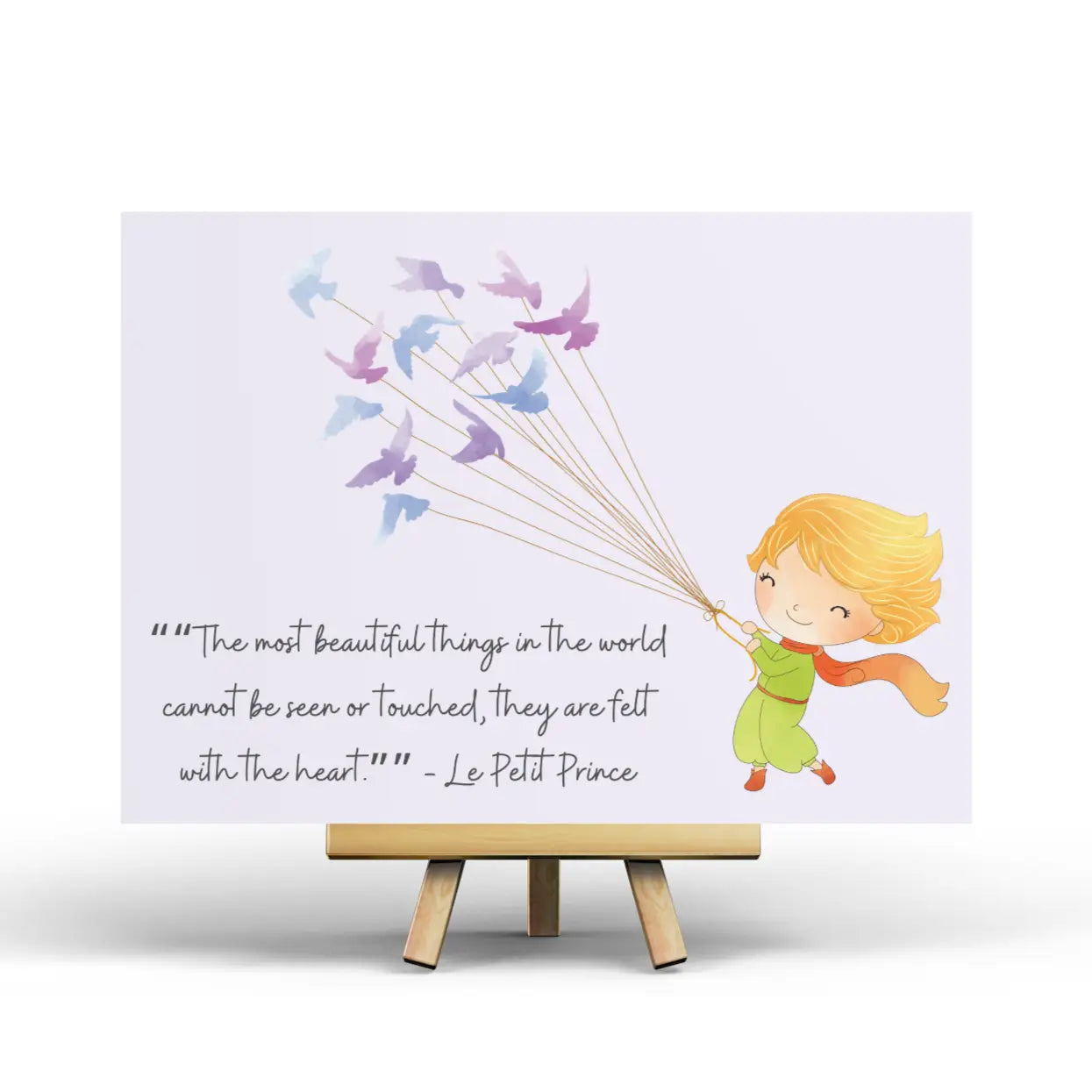Little Prince Birds Postcard