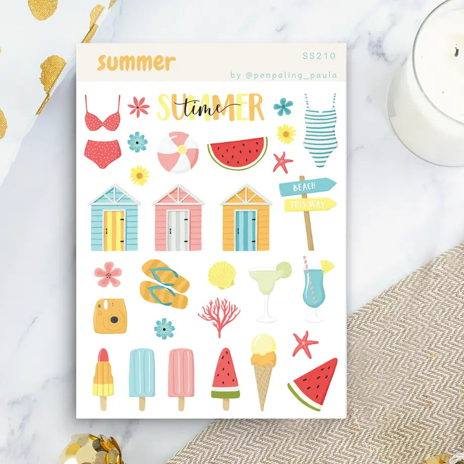 Summer Sticker Sheet