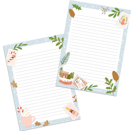 Illustration Christmas Elements Notepad