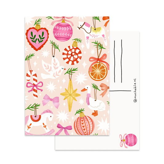 Cute Ornaments Postcard