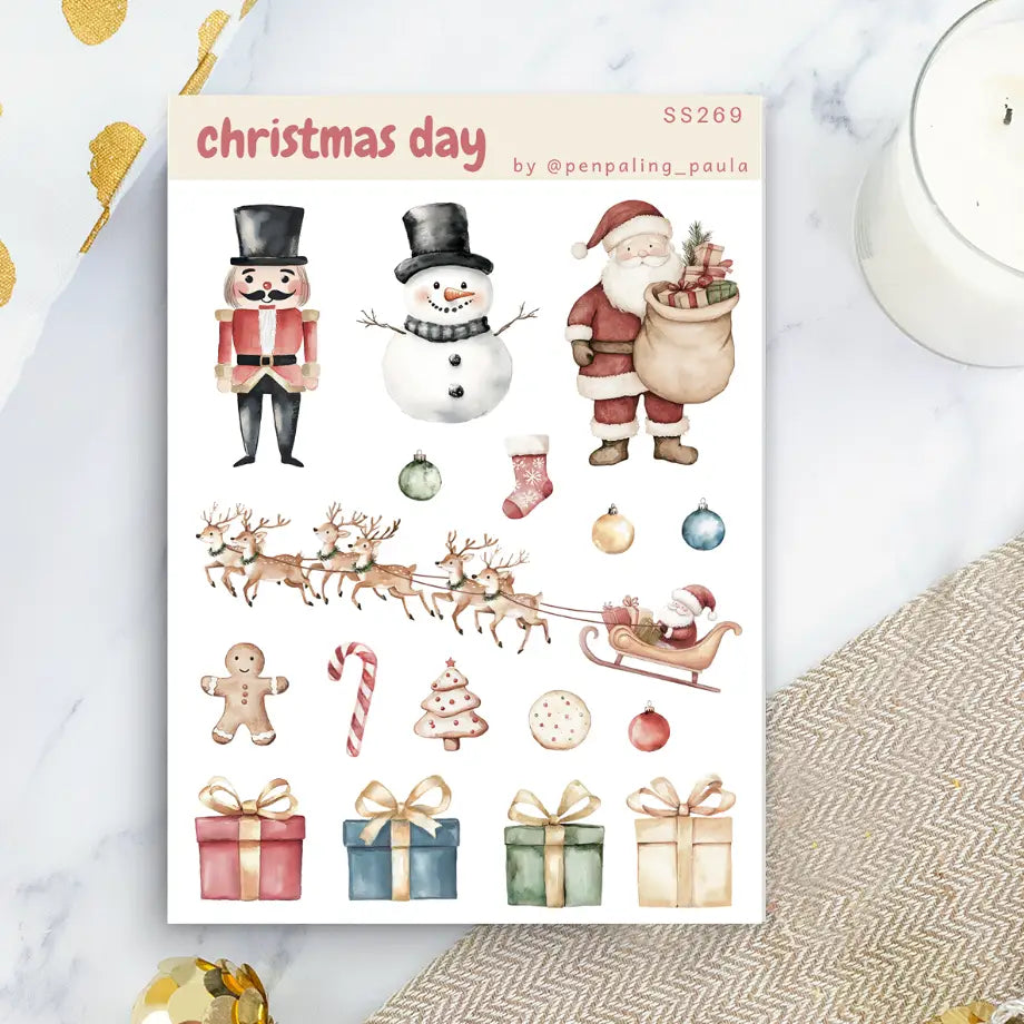 Christmas Day Sticker Sheet