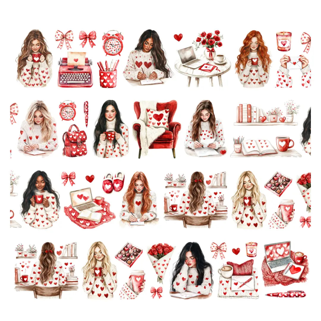 Be My Valentine PET Tape PRE-CUT