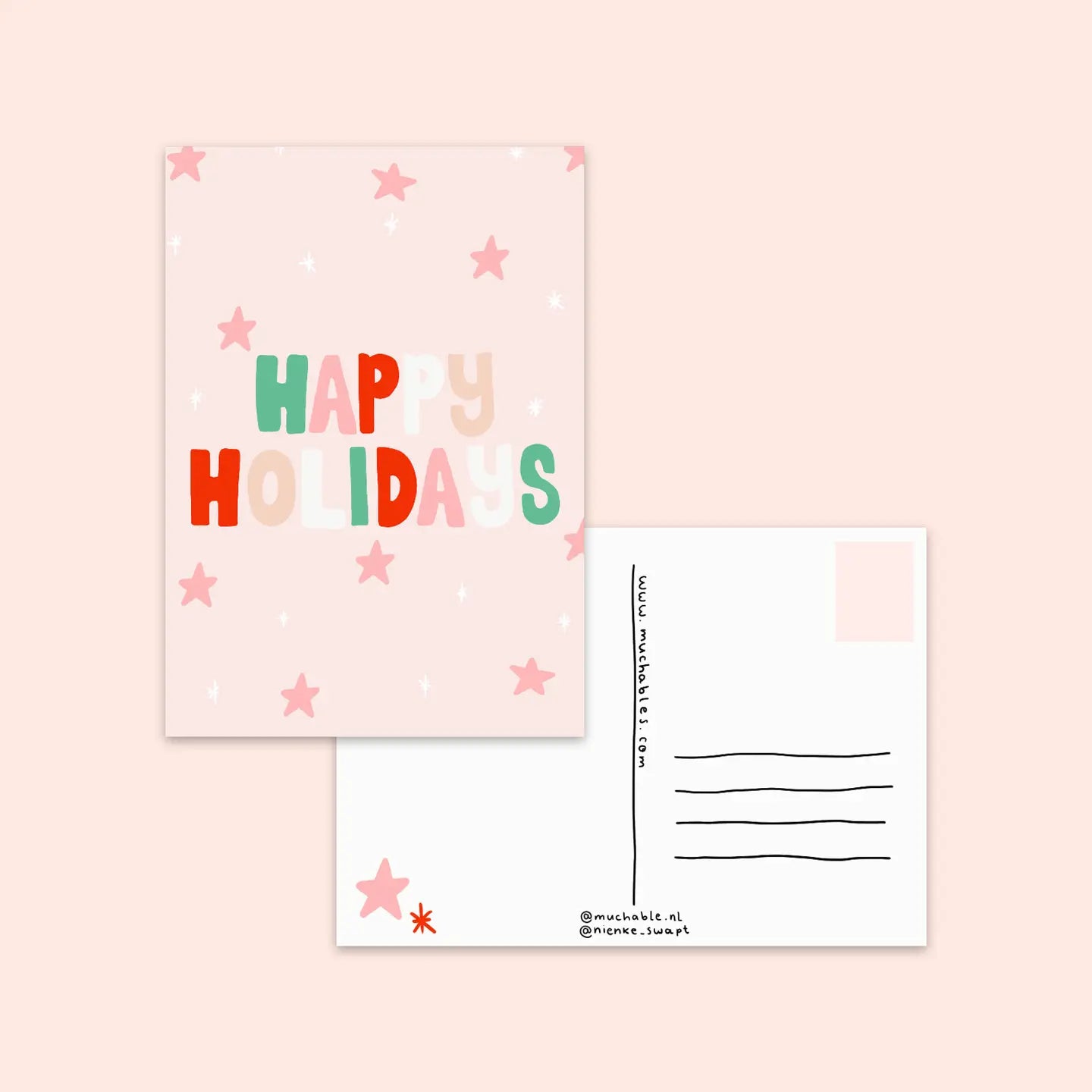 Happy Holidays Postcard