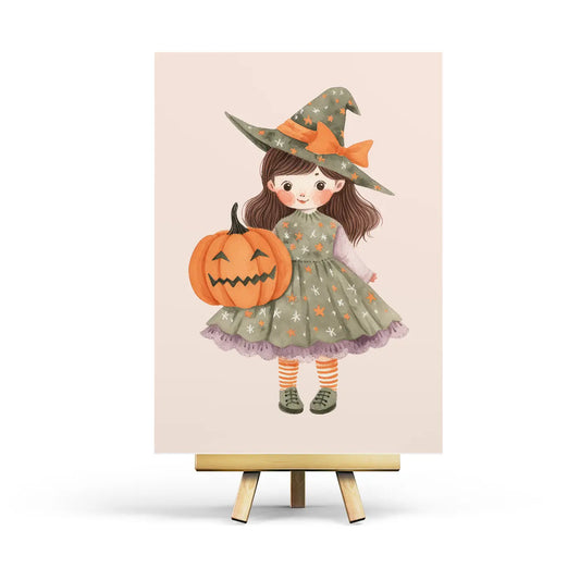 Halloween Doll Postcard