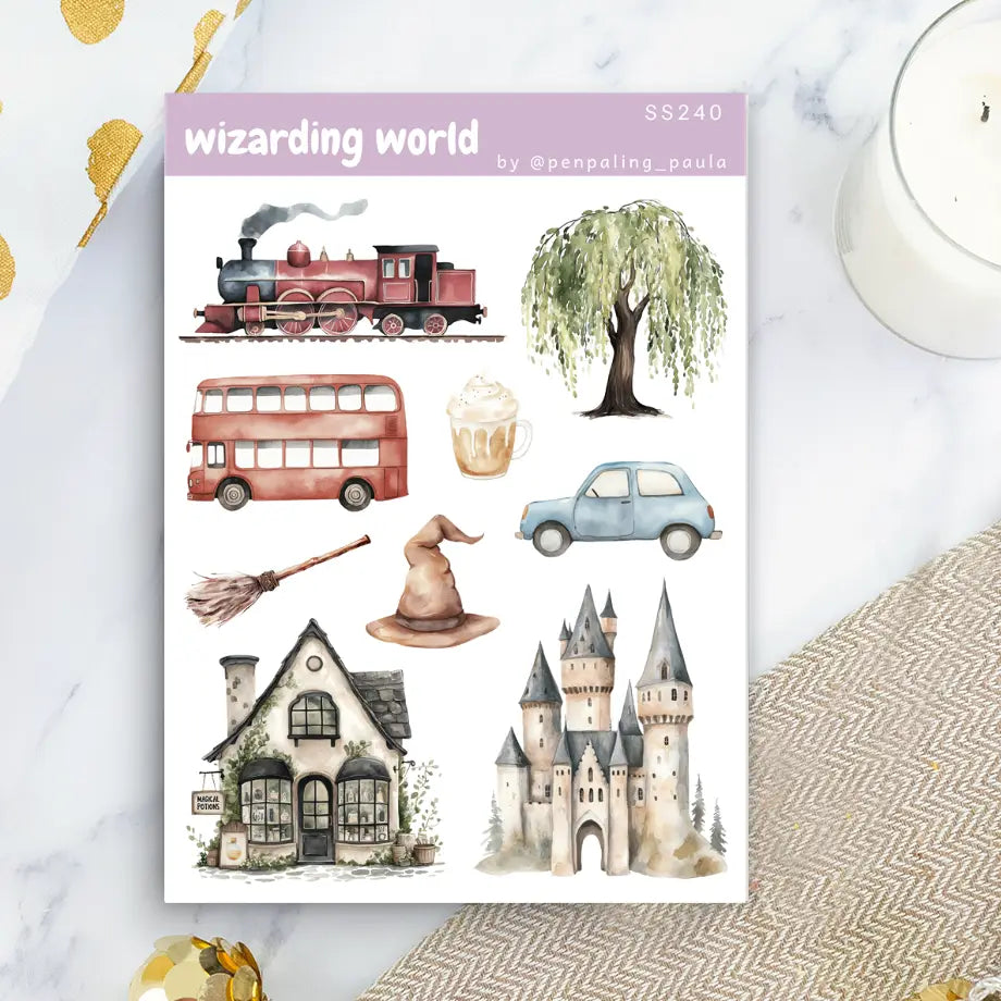 Wizarding World Sticker Sheet