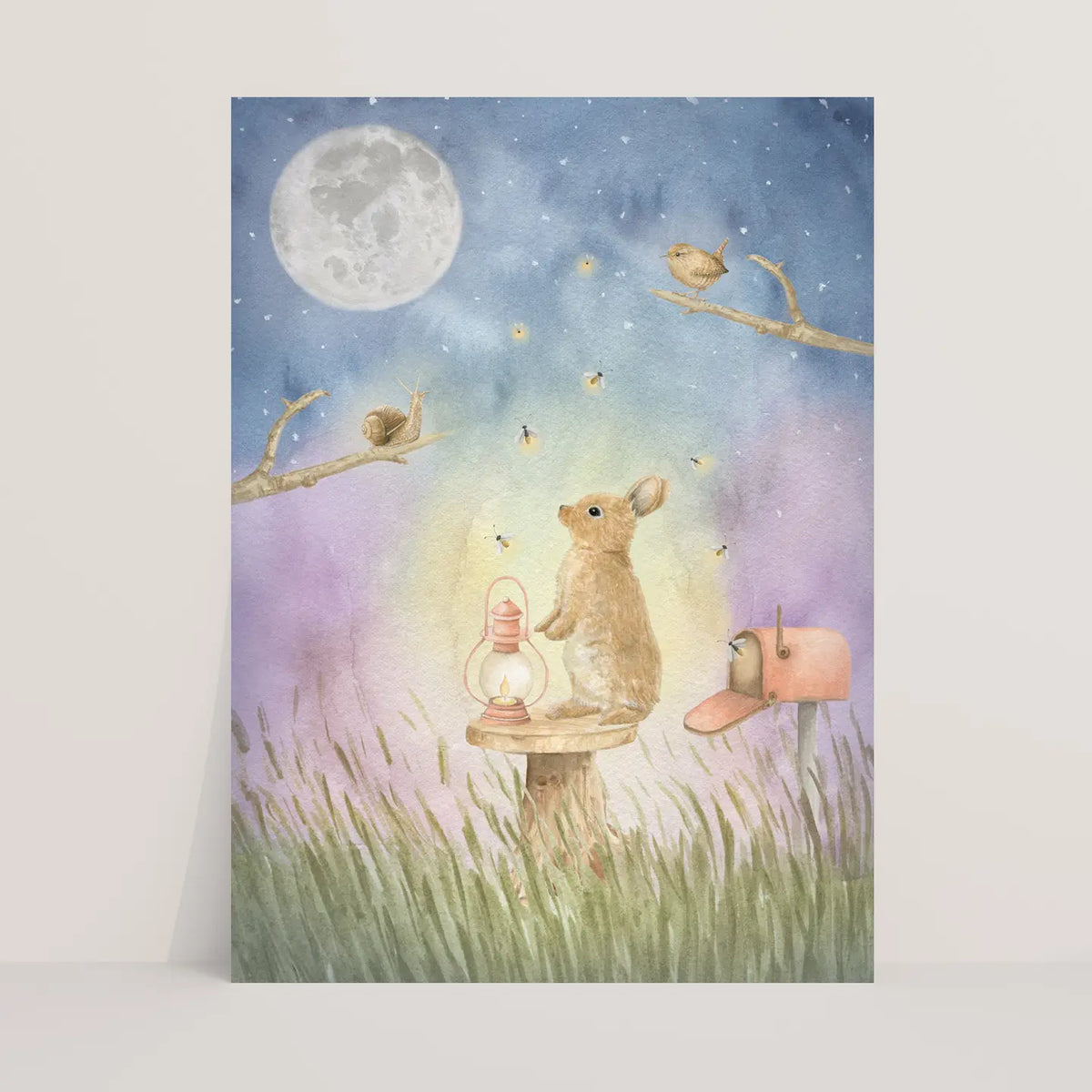 Fireflies Postcard