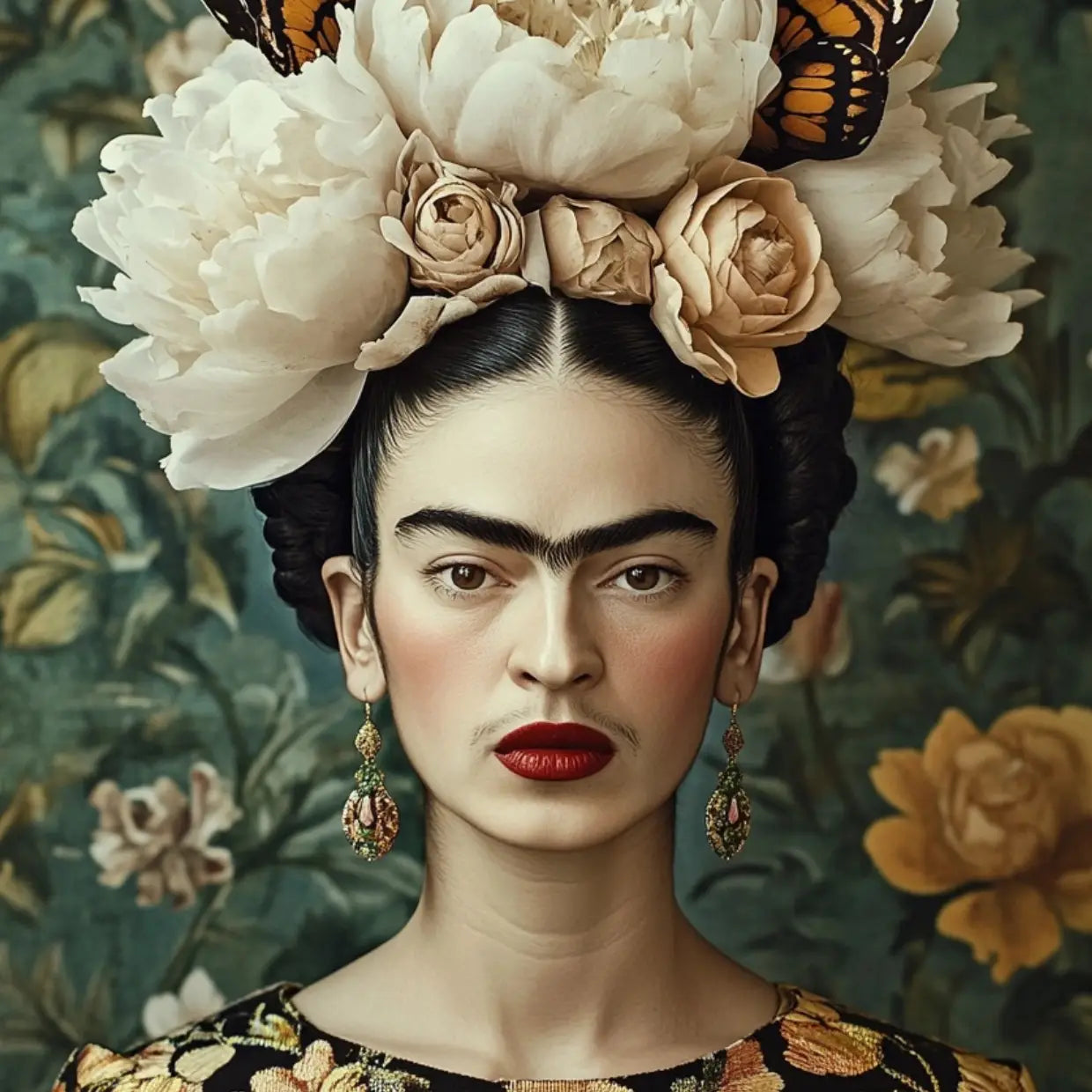 Frida Crowded by Nature