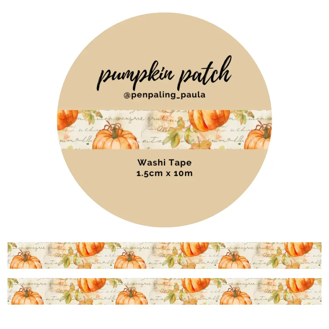Pumpkin Patch Washi Tape