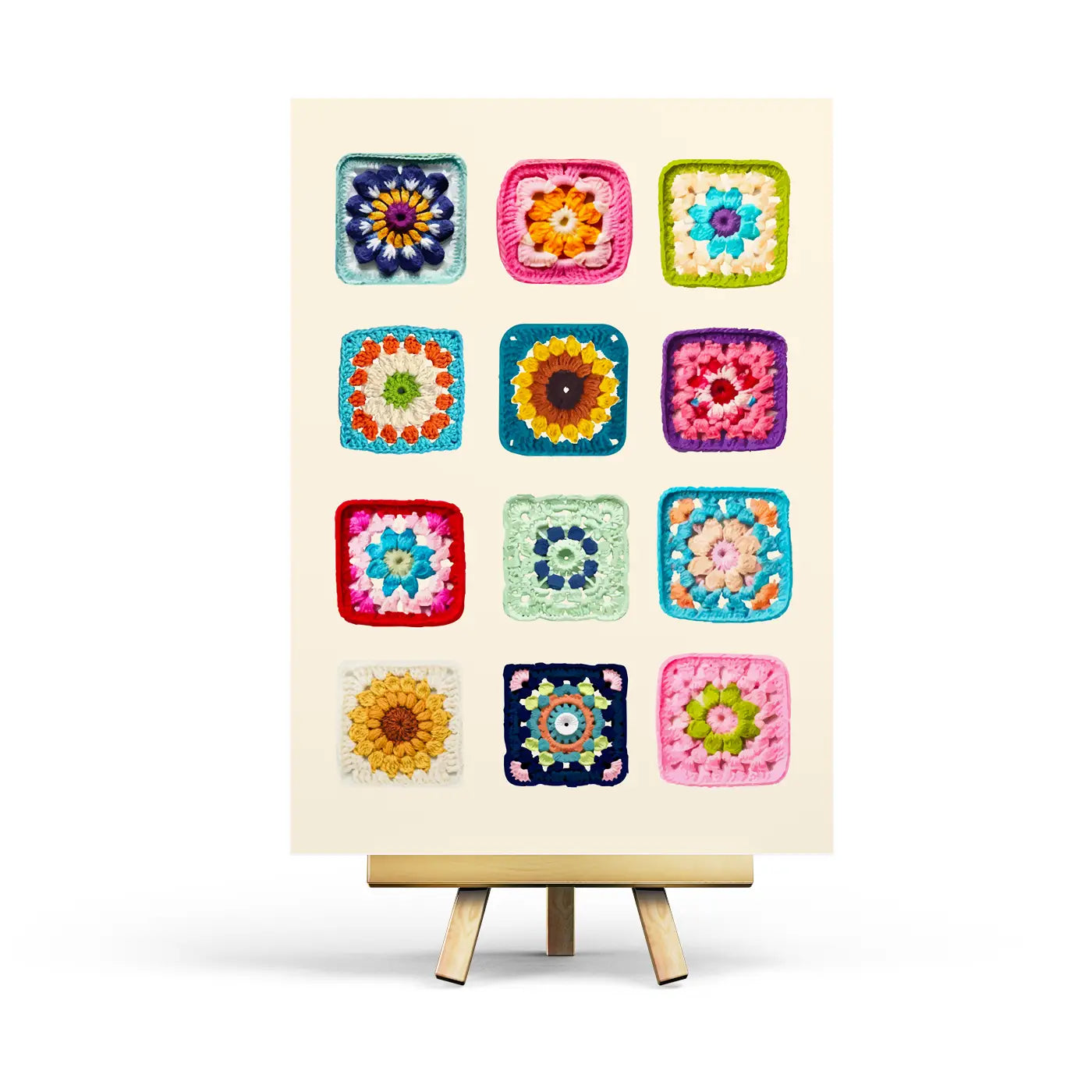 Granny Squares Postcard