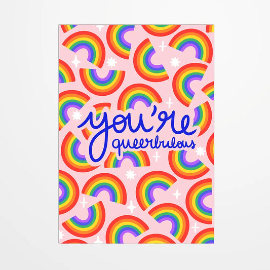 You're Queerbulous Postcard