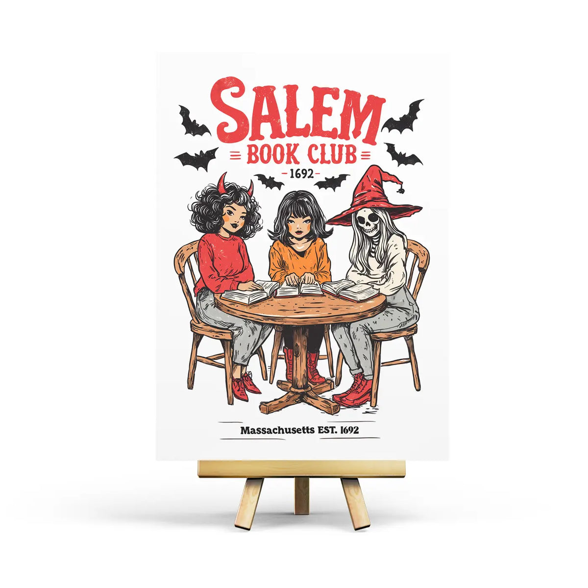 Salem Book Club Postcard