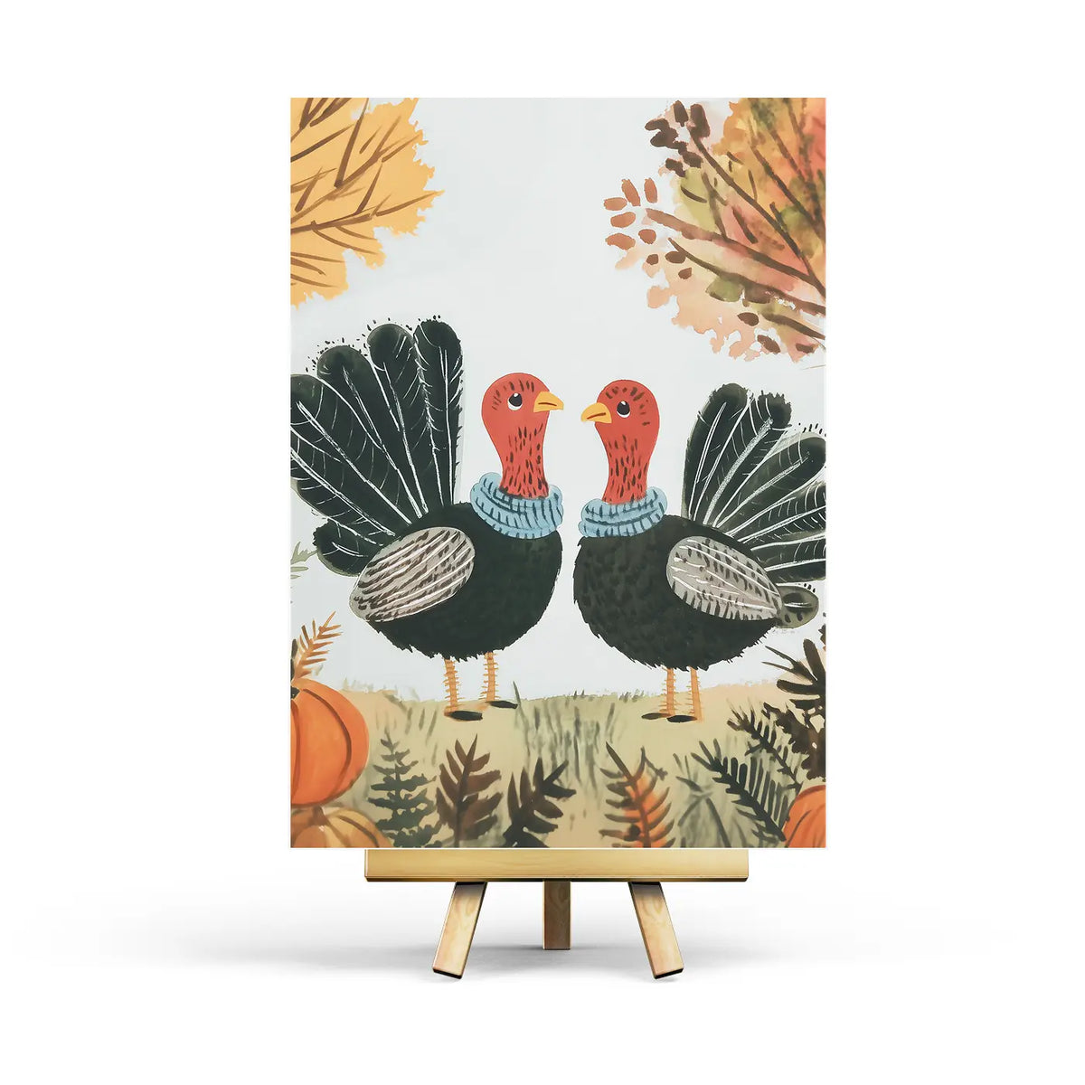 Turkeys Postcard