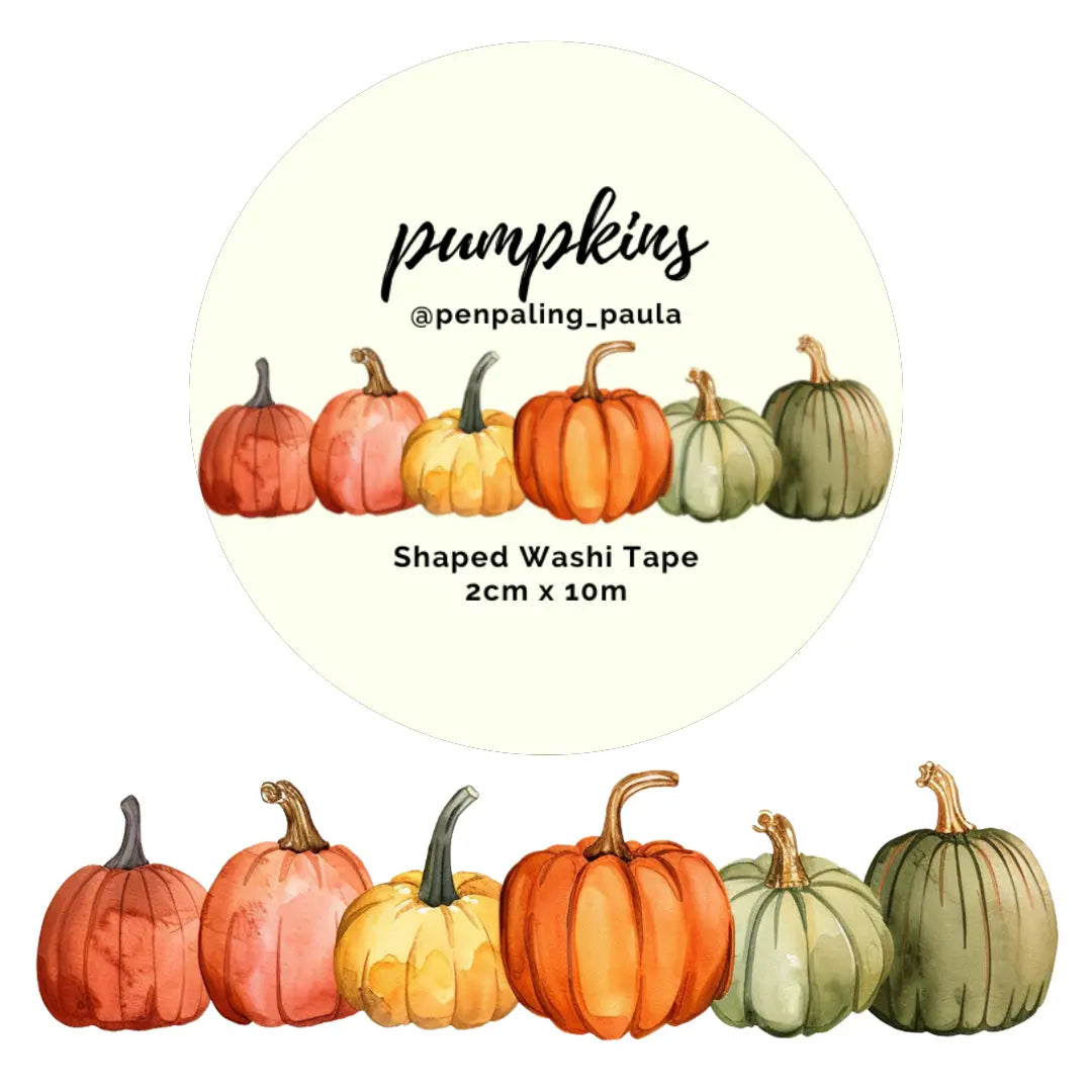 Pumpkins Shaped Washi Tape