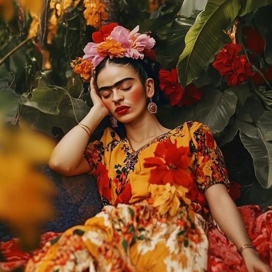 Frida Dreaming in Color