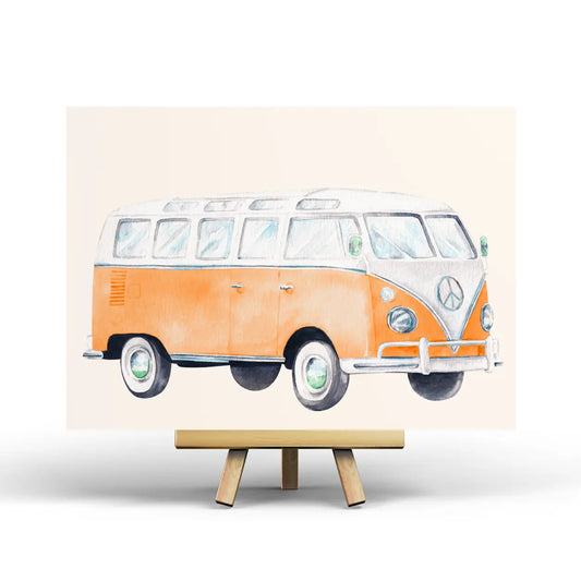 Camper Van Postcard