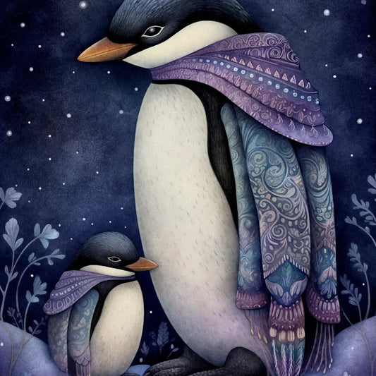 Arctic Penguin Postcard