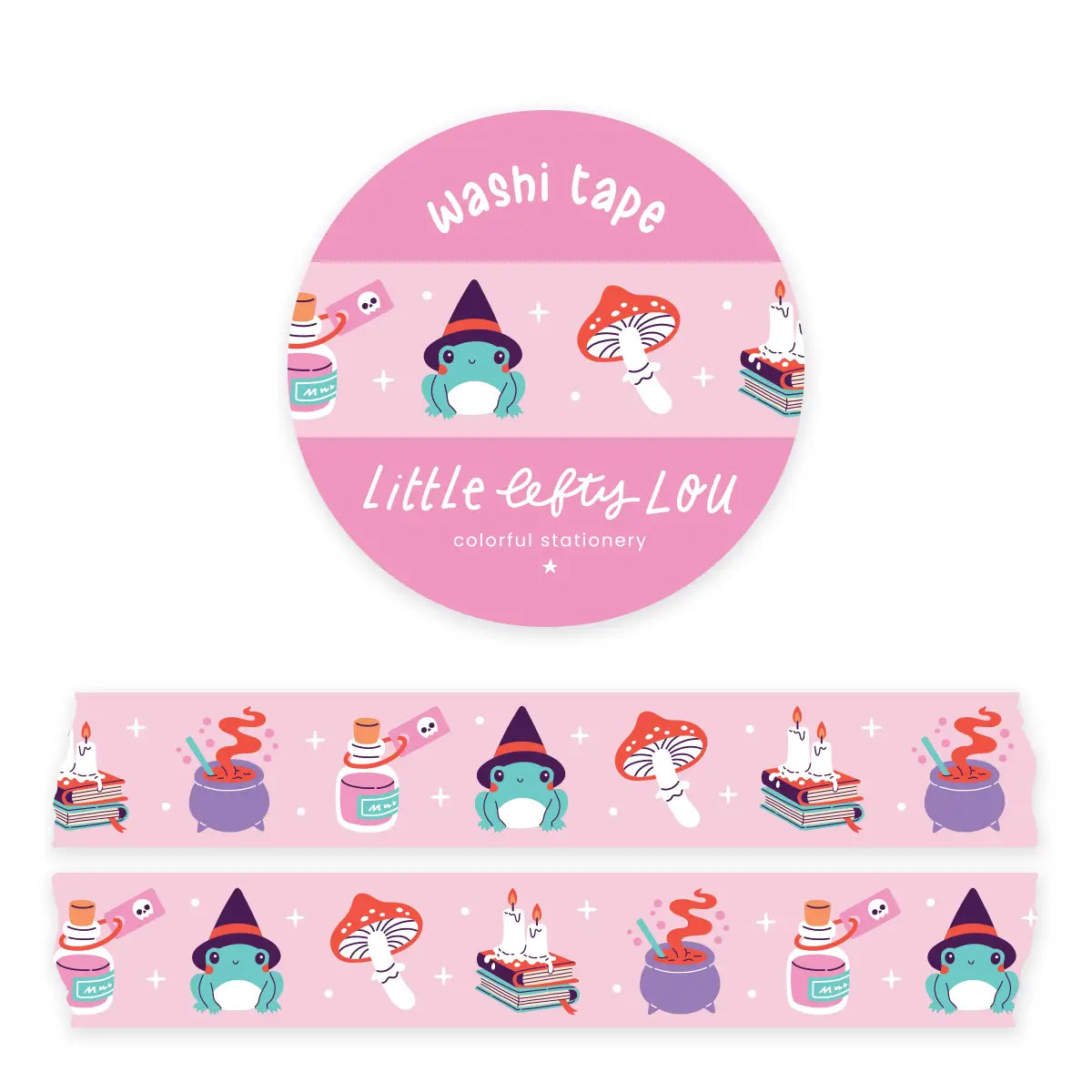 Witchy Frog Washi Tape