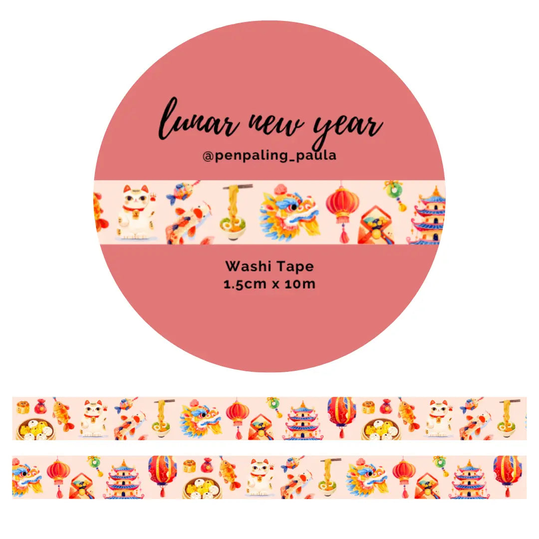 Lunar New Year Washi Tape