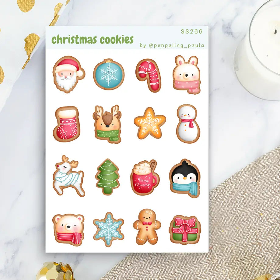 Christmas Cookies Sticker Sheet