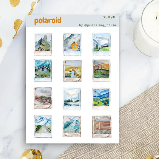 Polaroid Sticker Sheet