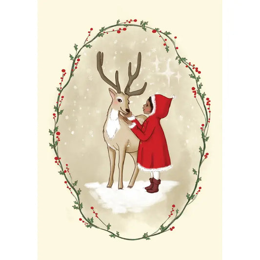Belle & Boo Postcard "Deer Hugs"