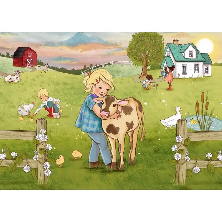 Belle & Boo Postcard "Fields of Friendship"