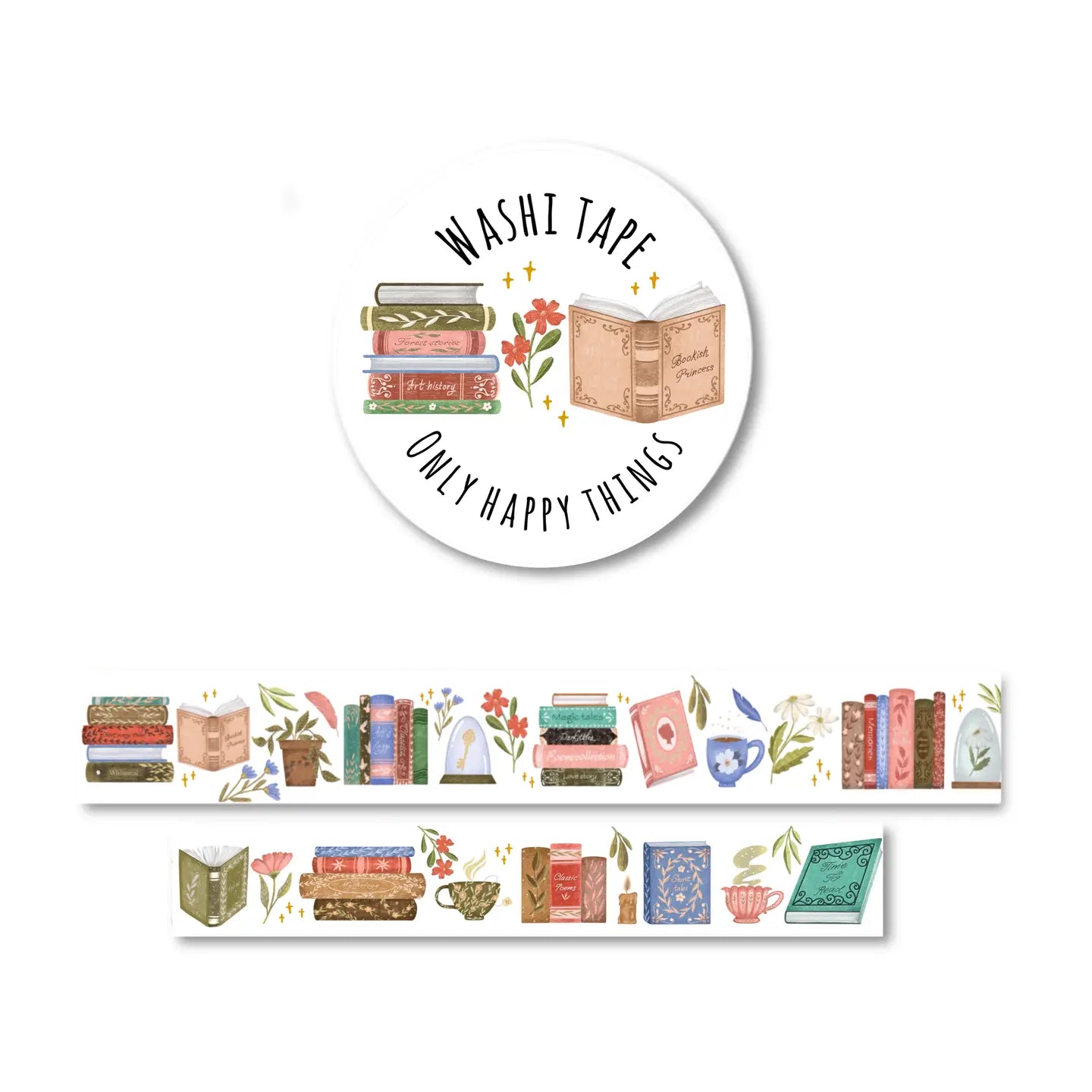 Time to Read Washi Tape (Wide)