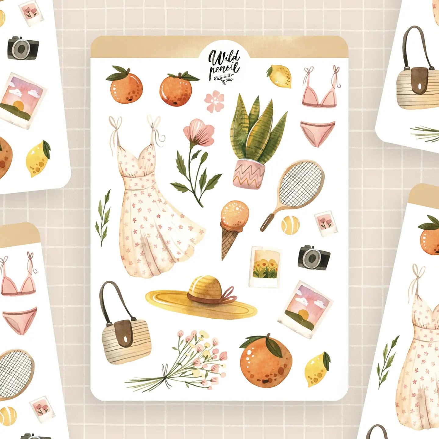 Summertime Sticker Sheet