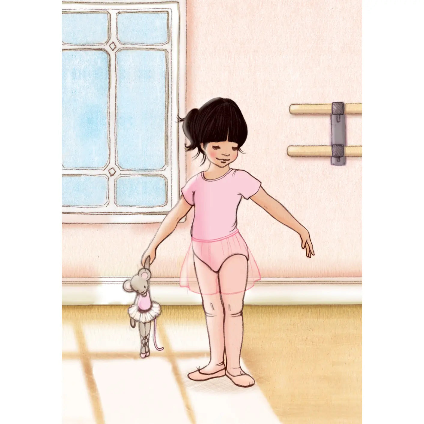 Belle & Boo Postcard "Ballet Studio"