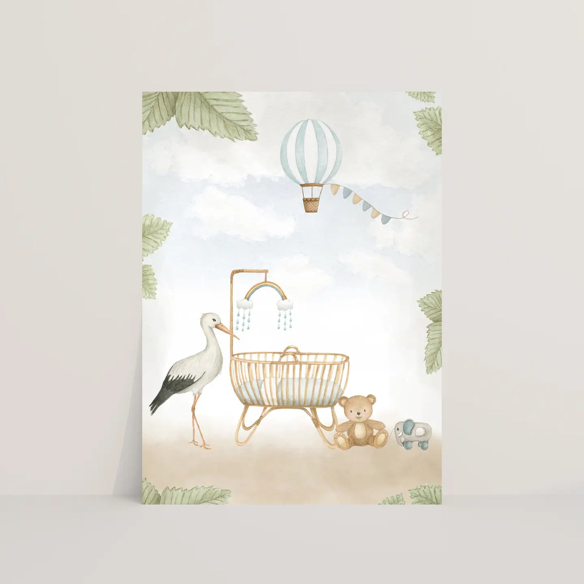 Baby Blue Postcard