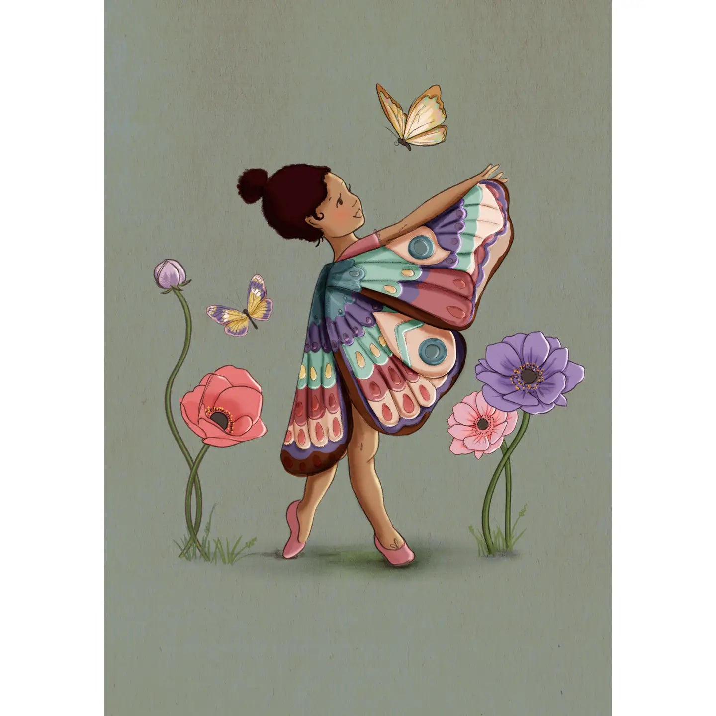 Belle & Boo Postcard "Winged Imagination"