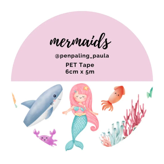 Mermaids PET Tape PRE-CUT