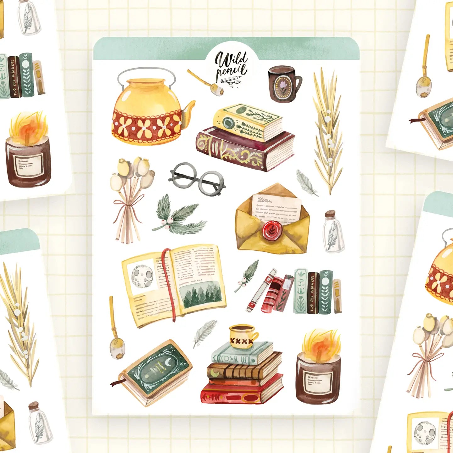 Library Sticker Sheet