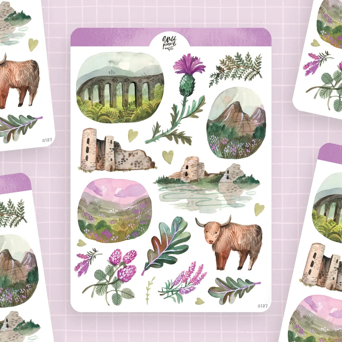 Scotland Sticker Sheet