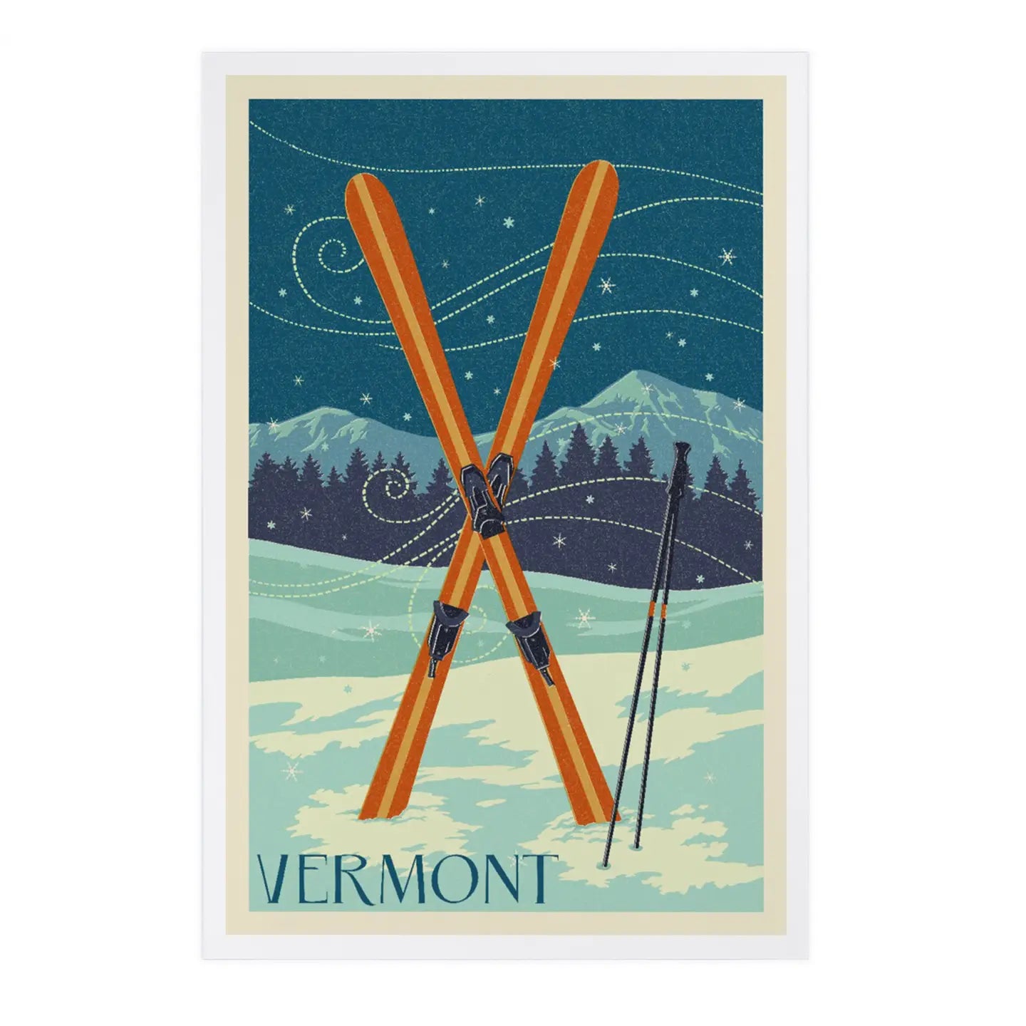 Vermont, Crossed Skis