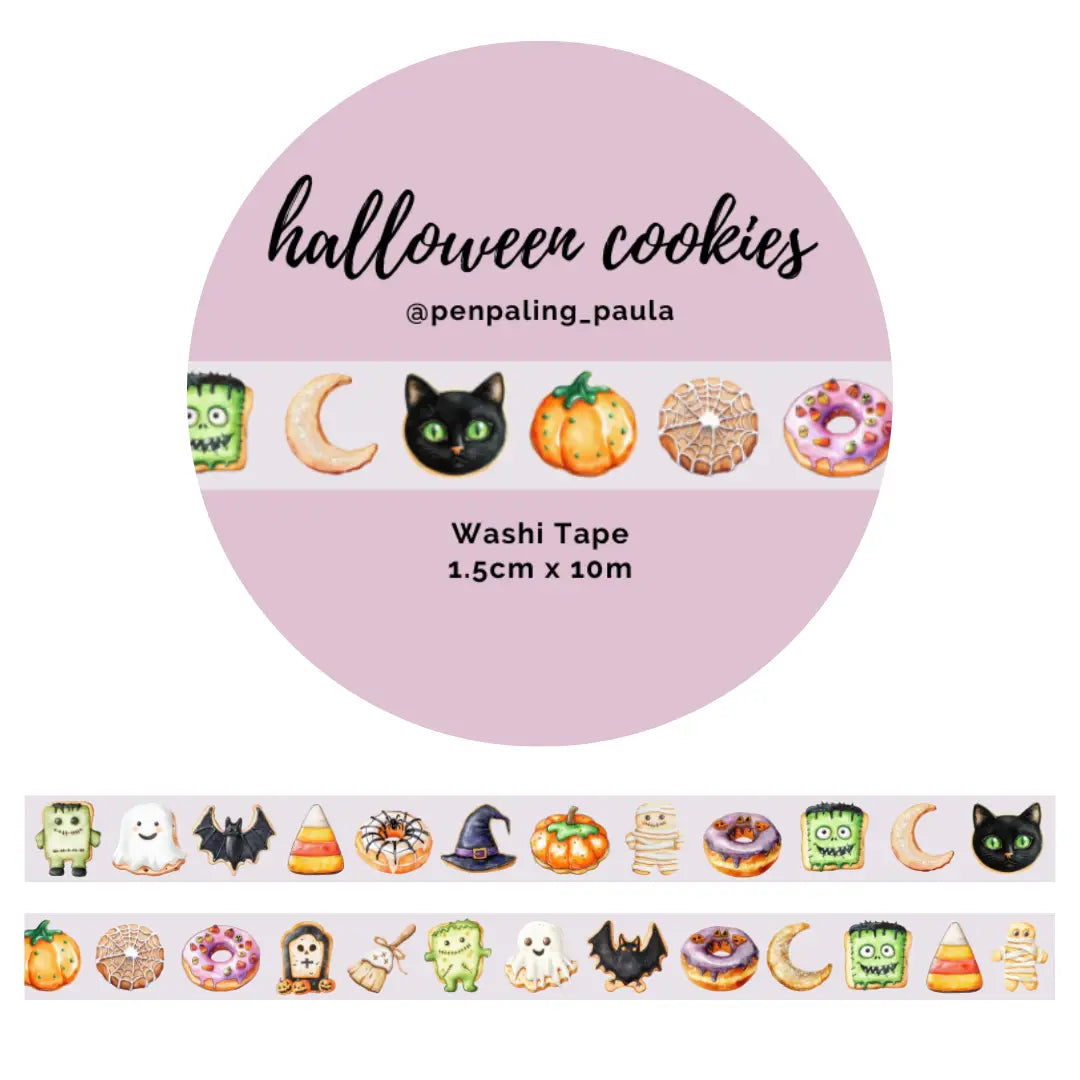 Halloween Cookies Washi Tape