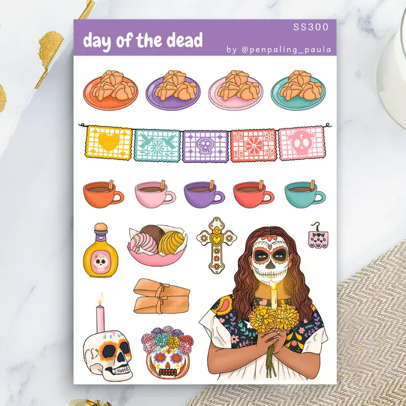 Day of the Dead Sticker Sheet