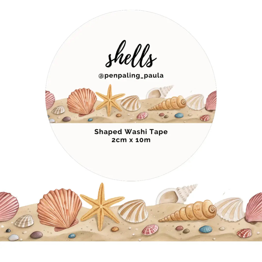 Shells (Shaped) Washi Tape