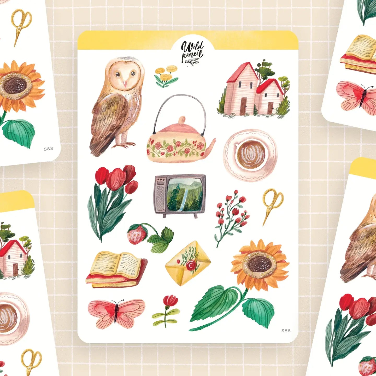 Late Summer Sticker Sheet