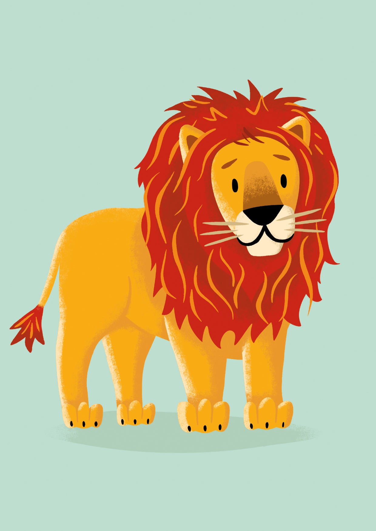 Lion Postcard