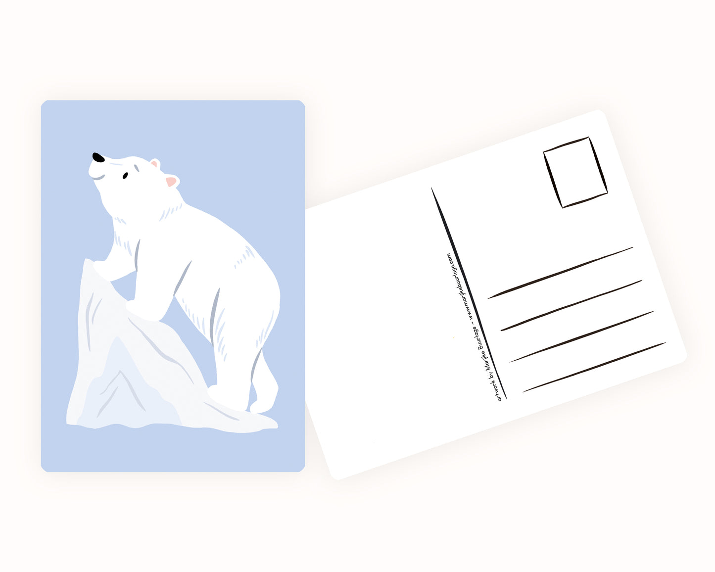Polar Bear Postcard