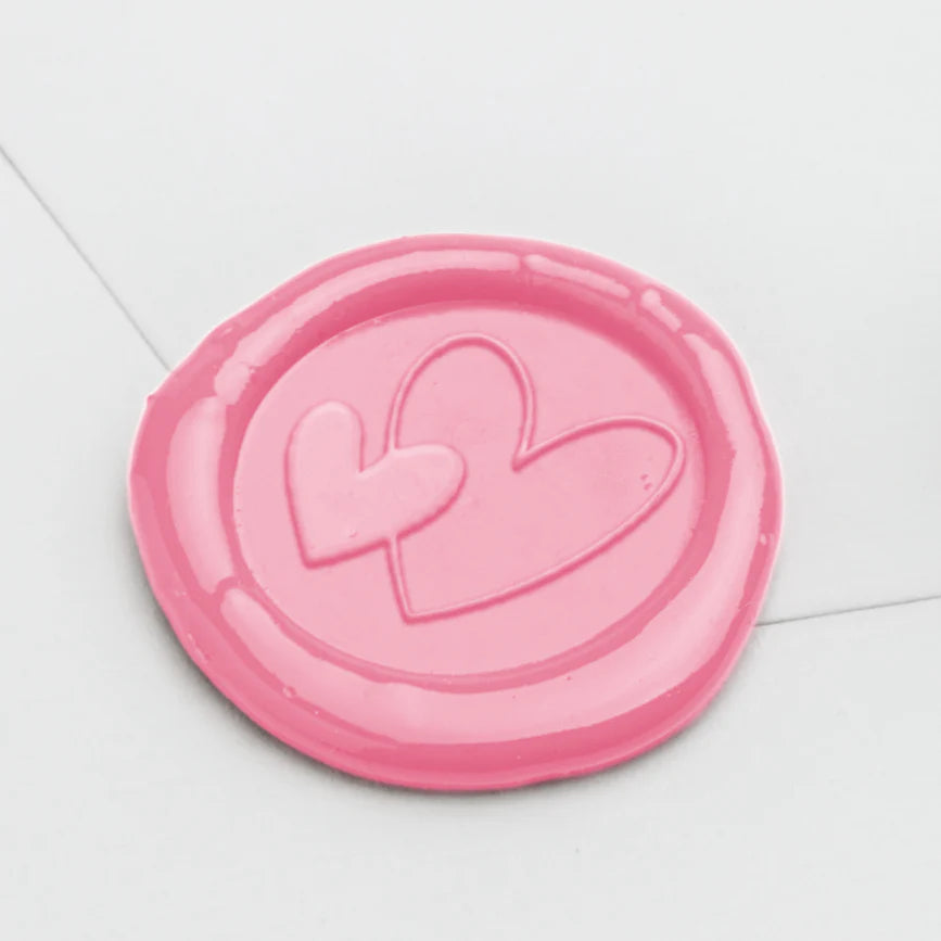 Double Heart Wax Seal